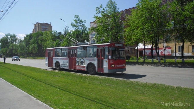 В День города в Йошкар-Оле троллейбусы будут ходить чаще и дольше