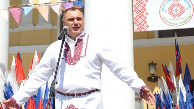 Глава Марий Эл поздравляет жителей республики с праздником «Пеледыш пайрем»
