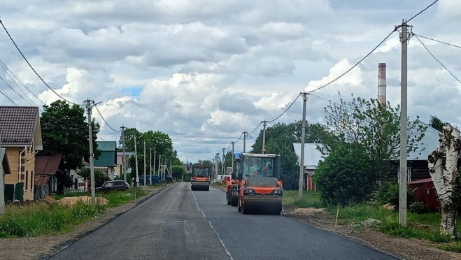 В Йошкар-Оле завершают ремонт улицы Большое Чигашево