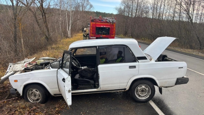 В Марий Эл на автодороге «Звенигово — Помары» утром произошли два ДТП