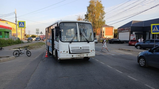 В Волжске под автобус попал 7-летний велосипедист