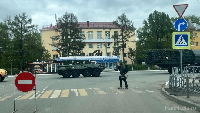 В Йошкар-Оле из-за репетиции Парада Победы будет перекрыт центр города