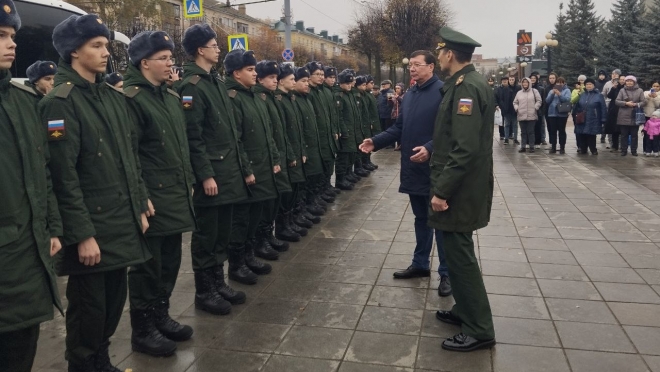 Первая команда призывников из Марий Эл отправилась к месту службы