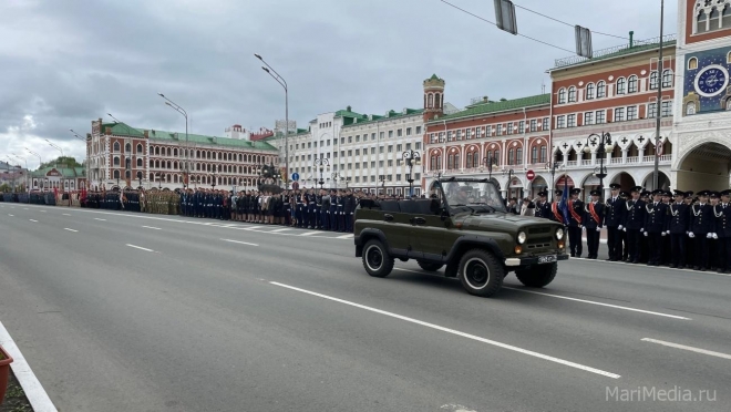 В Йошкар-Оле продолжаются репетиции парада: 3 и 5 мая ограничено движение в центре города