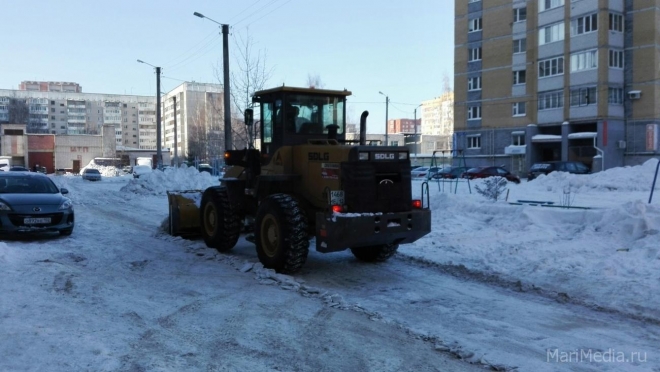 В Йошкар-Оле ночью перекроют улицы для вывоза снежных масс