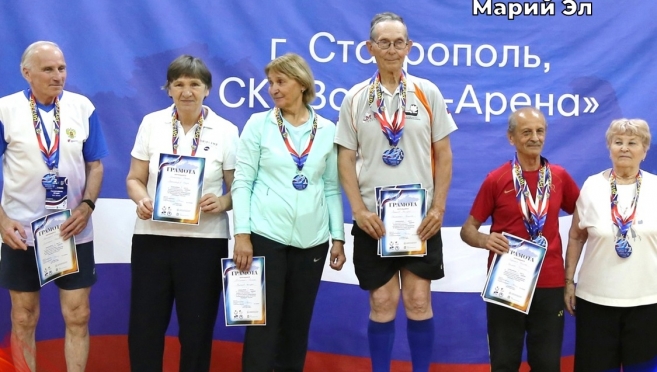 Ветеран бадминтона из Марий Эл завоевал два золота и серебро на Чемпионате России