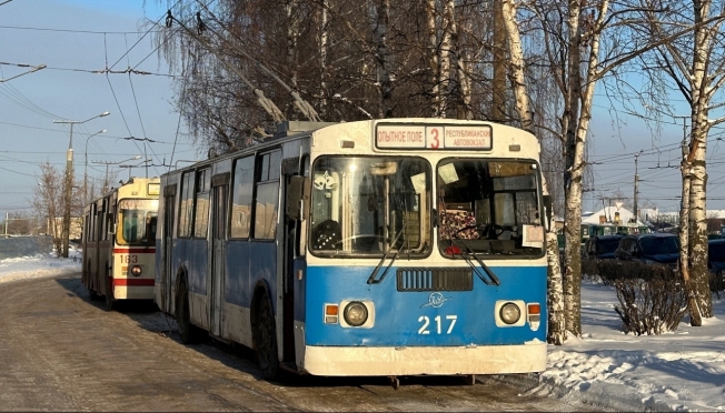 Троллейбусы в Йошкар-Оле в эти дни будут ездить по графику выходного дня