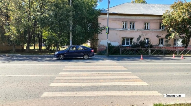 В Йошкар-Оле на пешеходном переходе сбили женщину