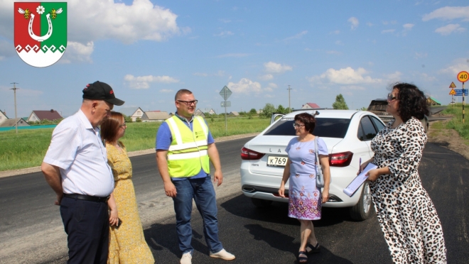 В Параньгинском районе оценили качество ремонта трассы «Параньга-Уньжинский»