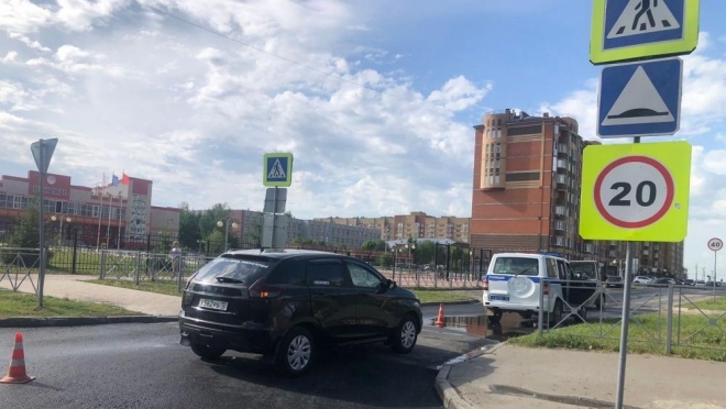 В посёлке Медведево сегодня днём сбили ребёнка на самокате