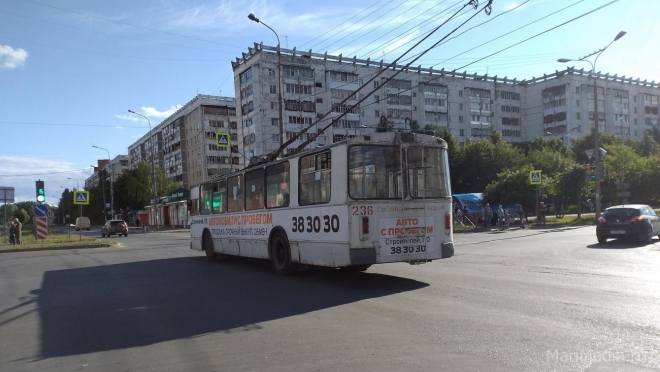 В Йошкар-Оле до конца недели поменяли схему движения троллейбусов № 3, № 10 и № м12