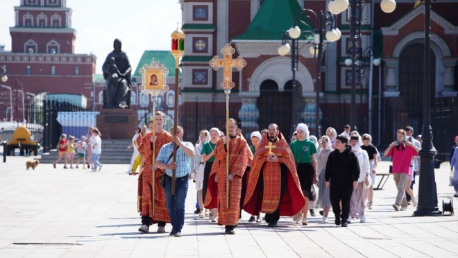 В Йошкар-Оле в честь Дня защиты детей прошёл крестный ход