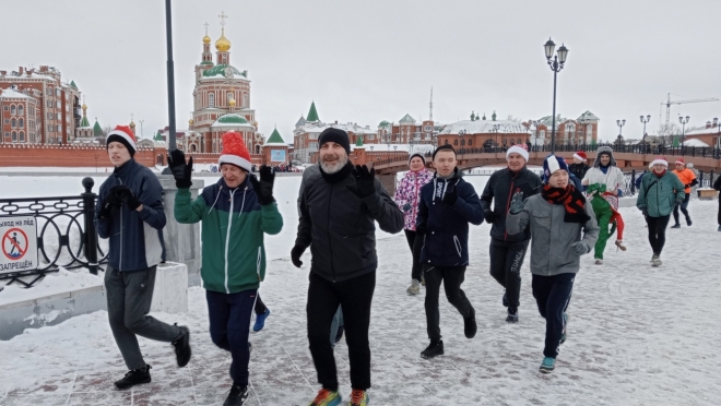 В Йошкар-Оле бегуны по-марафонски «нарисуют» символ нового года