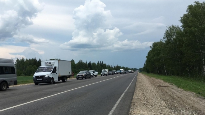 Сегодня в Марий Эл на шесть часов закроют три автодороги