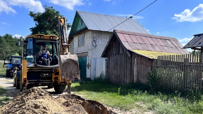 В деревне Паганур Медведевского района построены  сети для догазификации домов