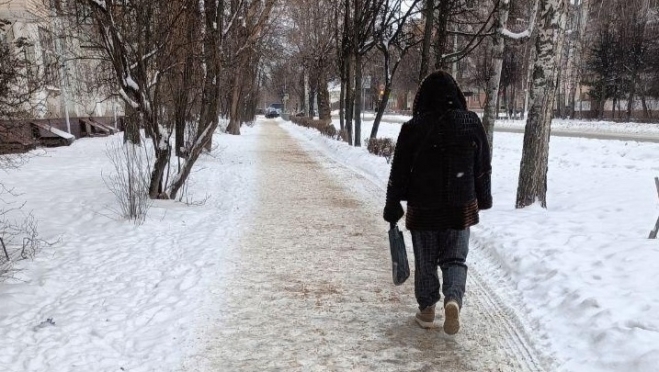 В Йошкар-Оле для борьбы с наледью за сутки применили 197 тонн пескосоли