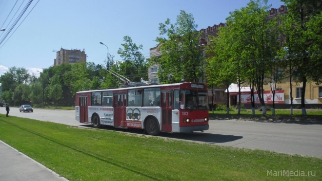 В Йошкар-Оле 21 июня изменится схема движения троллейбусов № 1, № 3, № М5